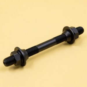 ASW HS-104 Thru Hollow Front Axle (Black/Brown/Silver)