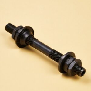ASW HS-105 Thru Hollow Front Axle (Black/Brown/Silver)